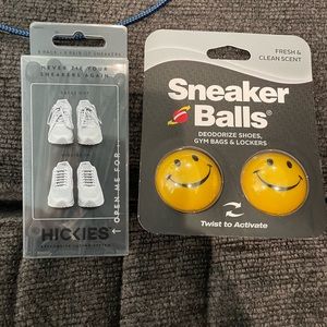 Sneaker balls & hickies both never used or opened.